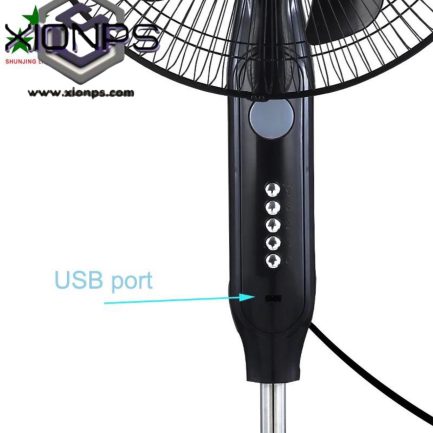 Xionps Rechargeable, Solar Fan - Image 5